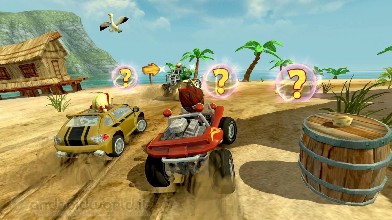 Beach Buggy Racing, il nuovo gioco di corse di Vector Unit in estate con multiplayer split screen (foto e video) 