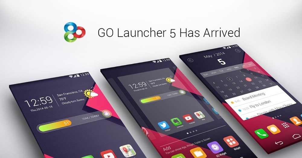 Go Launcher EX 5 arriva su Google Play con un nuovo design (video)