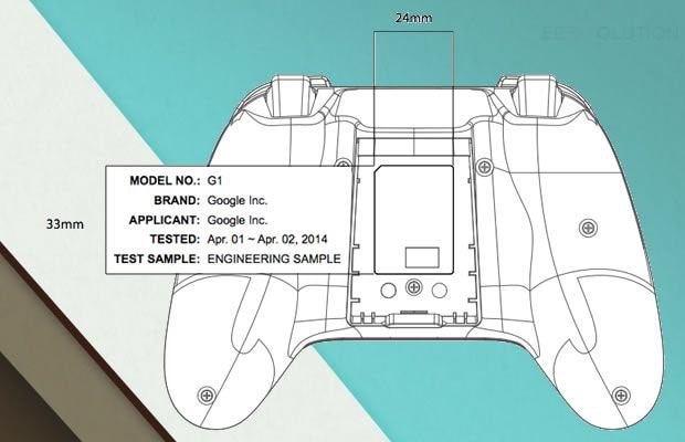 Android TV: ecco il gamepad Google G1 e le caratteristiche hardware della developer preview (foto)