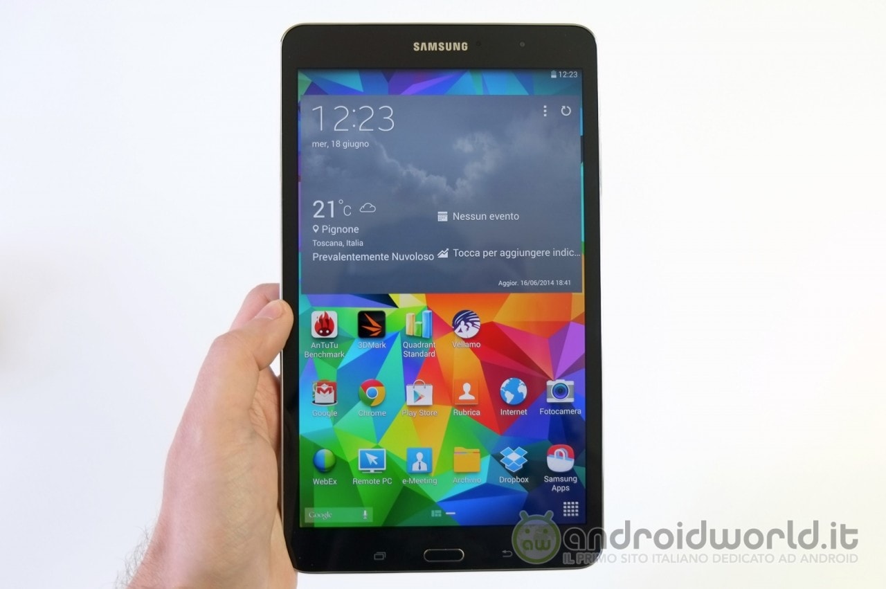 Samsung Galaxy Tab Pro 8.4 LTE a 259€ da Unieuro, ma solo per oggi