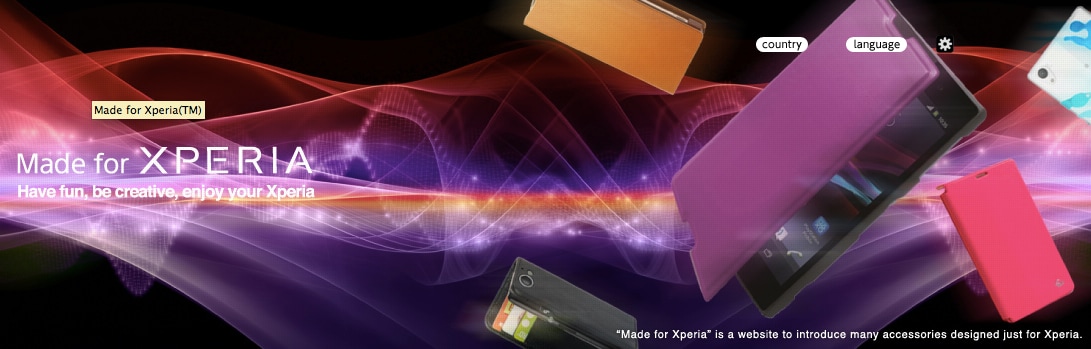 Made for Xperia: il sito con tanti accessori di terze parti per i nuovi smartphone Sony