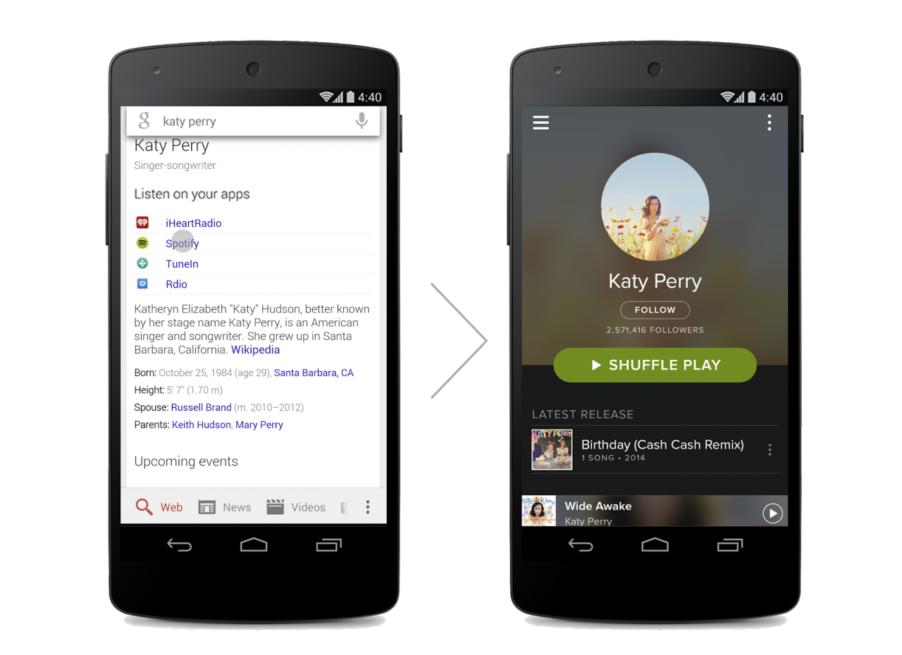 Google Now fa ascoltare musica con app di terze parti, ma solo negli USA