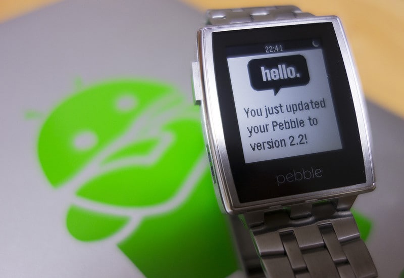 Pebble riceve un nuovo aggiornamento del firmware