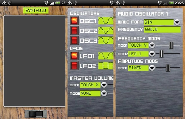 [Soundroid] Synthoid: Un sintetizzatore analogico (virtuale) per Android