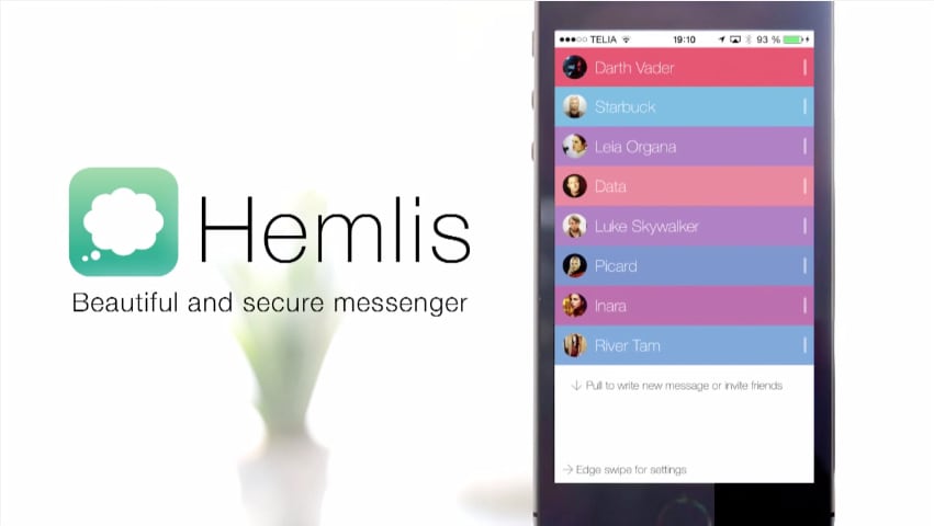 Hemlis, l&#039;app di messaggistica sicura, si prepara al lancio (video)