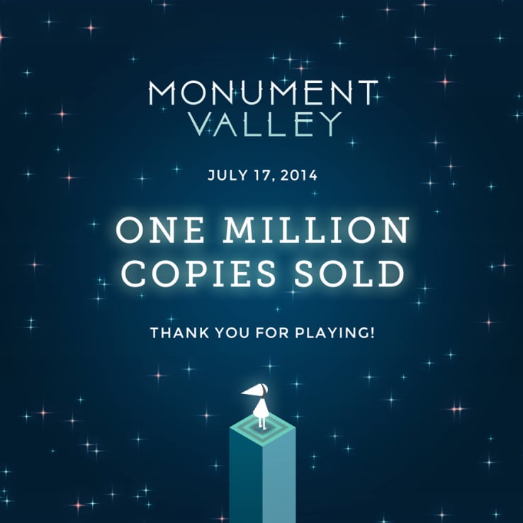Monument Valley supera un milione di copie vendute (video)