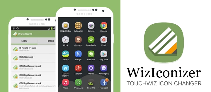 Cambiare le icone della Touchwiz con WizIconizer (foto)