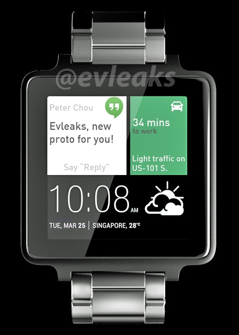 Lo smartwatch Android Wear di HTC dovrebbe arrivare a inizio 2015