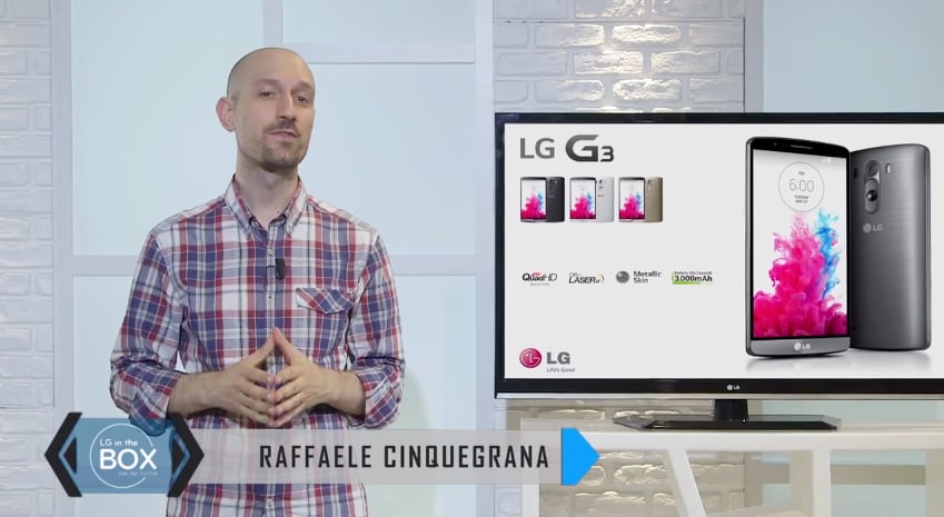 LG G3 presentato da Raffaele Cinquegrana (video)