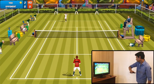 Chromecast come la Wii, per giocare a tennis (video)