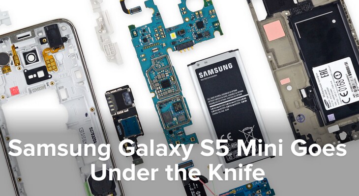 Samsung Galaxy S5 mini messo a nudo dal teardown di iFixit