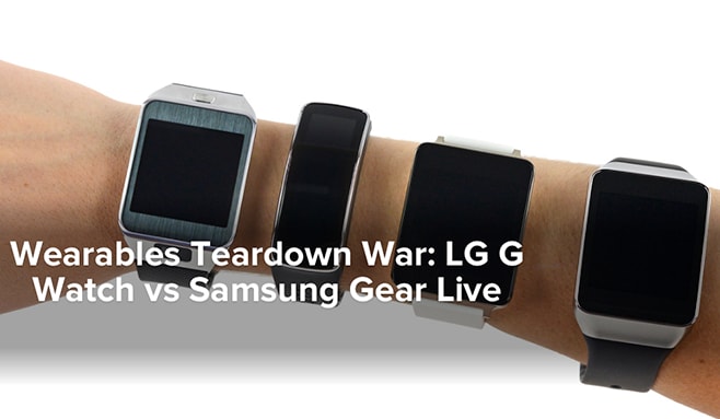 Samsung Gear Live ed LG G Watch nel teardown di iFixit: quanto saranno riparabili?