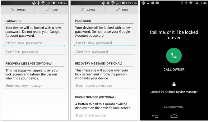 Android Device Manager si aggiorna e lascia impostare un numero a cui essere richiamati (download apk)