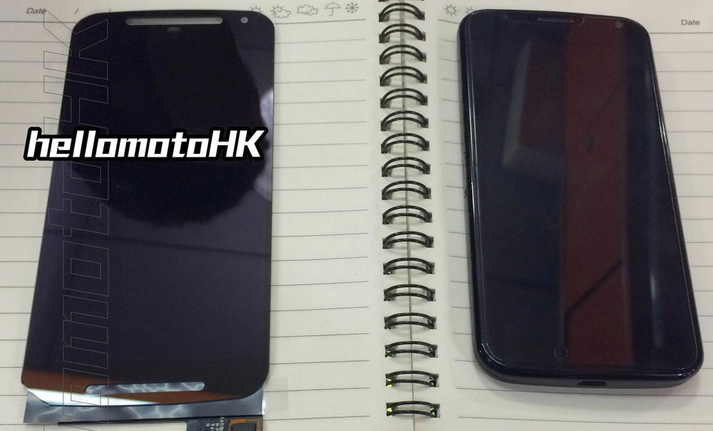 Motorola Moto X+1: speaker più grandi secondo una foto del pannello anteriore (foto)