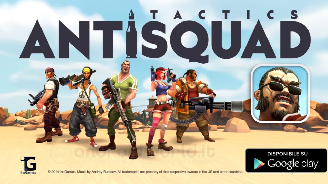 AntiSquad Tactics, un nuovo strategico a turni disponibile sul Play Store (foto e video)