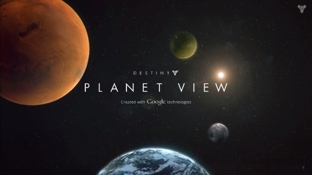 Destiny Planet View: esplorate le location di Destiny in stile Google Street View (video)
