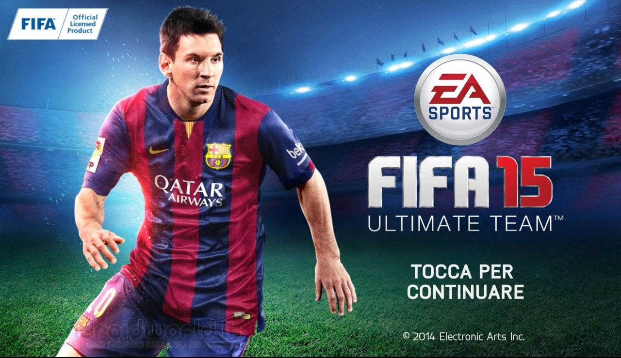 FIFA 15 Ultimate Team disponibile sul Play Store gratuitamente per smartphone e tablet! (foto e video)