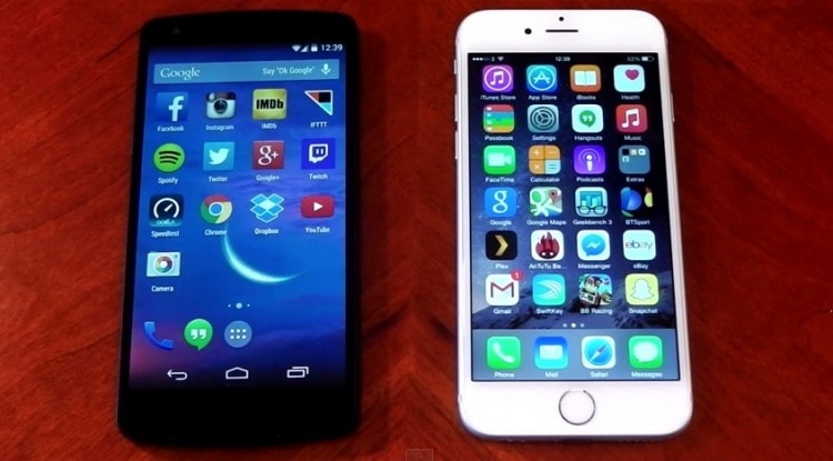 Nexus 5 vs iPhone 6 in una sfida all&#039;ultima app (video)