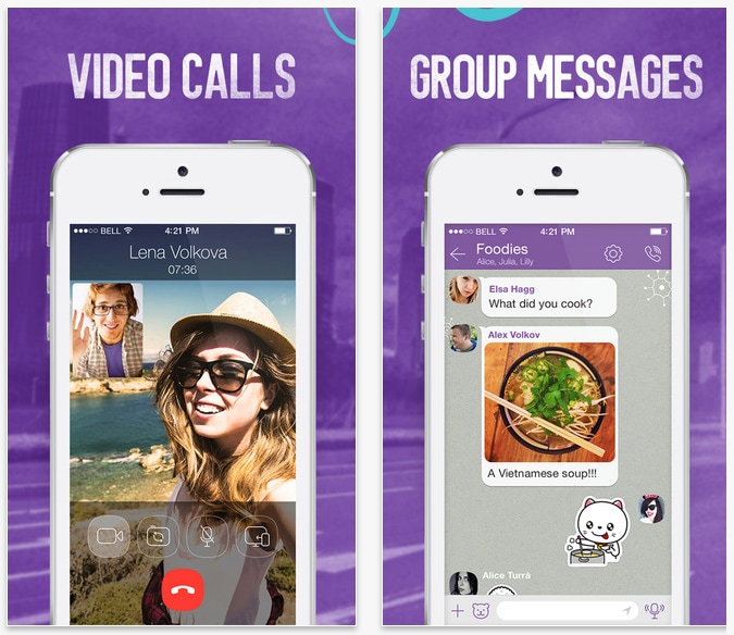 Viber risponde a Hangouts aggiorandosi col supporto alle videochiamate