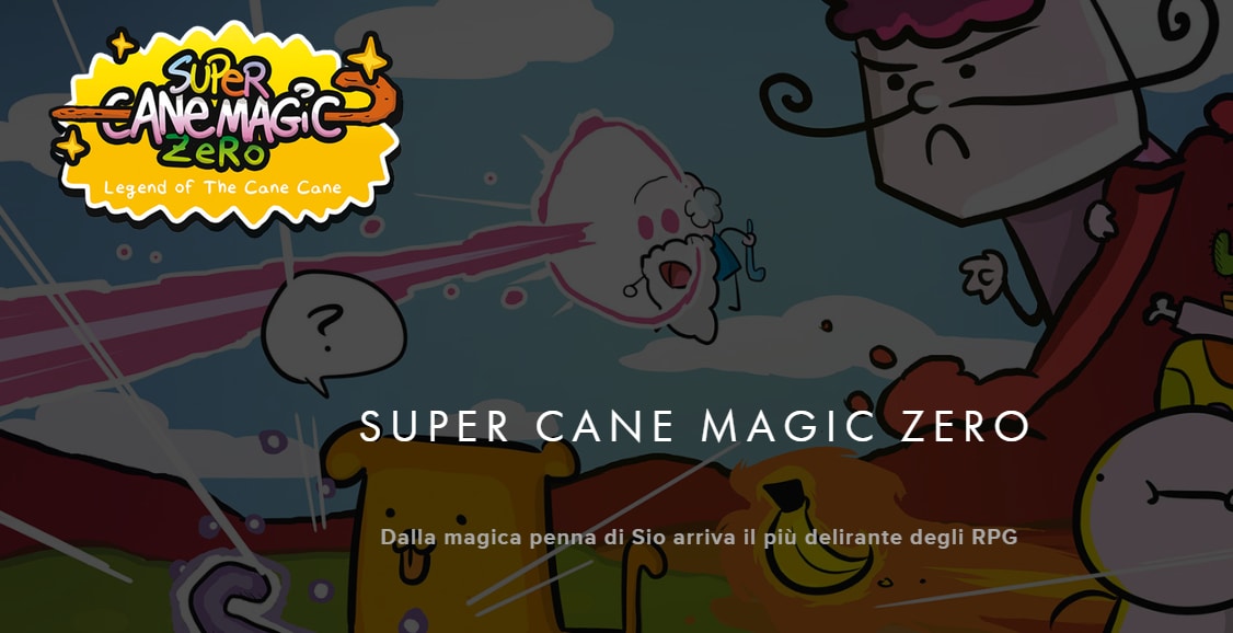 Super Cane Magic ZERO: prossimamente su Android il gioco del fumettista italiano Sio (video)