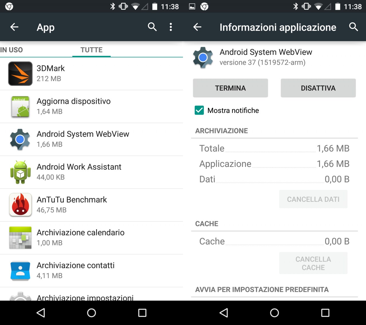 La WebView si aggiornerà da Google Play con Android 5.0 Lollipop