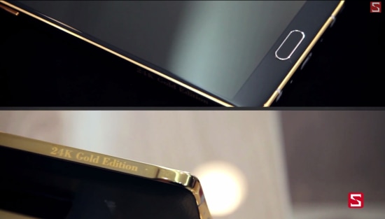 Un Galaxy Note 4 in oro 24 carati si mostra in un hands-on (video)