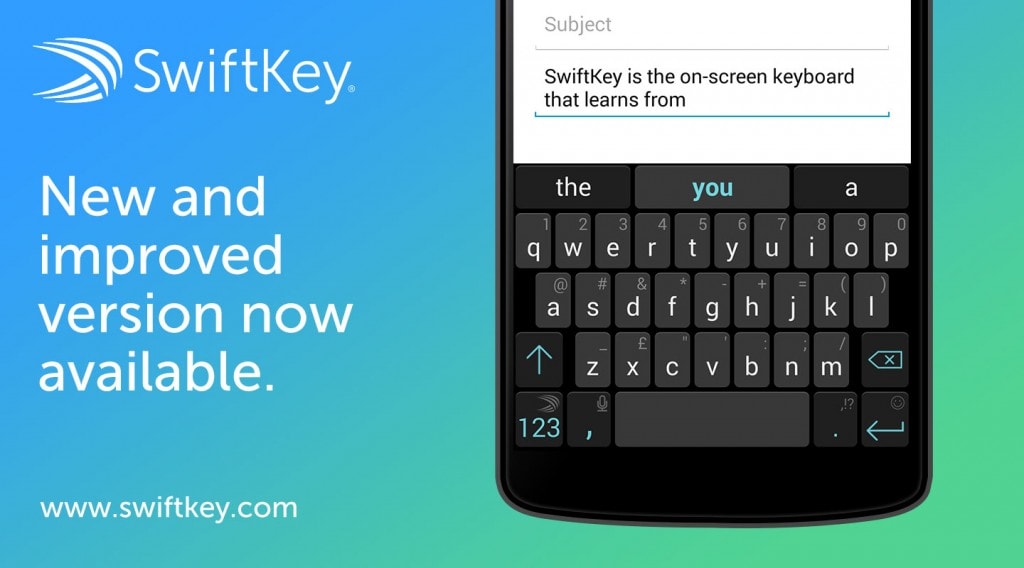 Swiftkey rilascia un aggiornamento che rende la tastiera molto più veloce