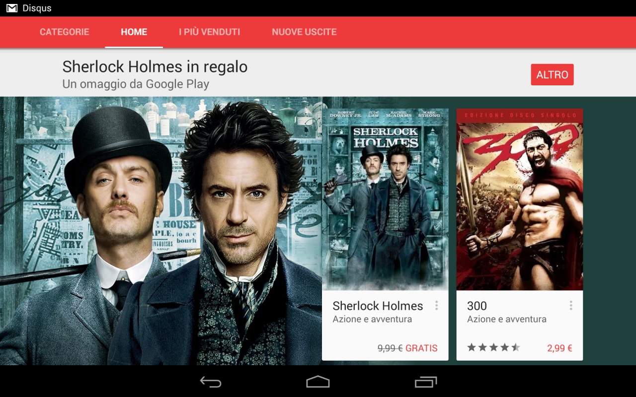 Il film Sherlock Holmes gratis per tutti su Google Play Movies