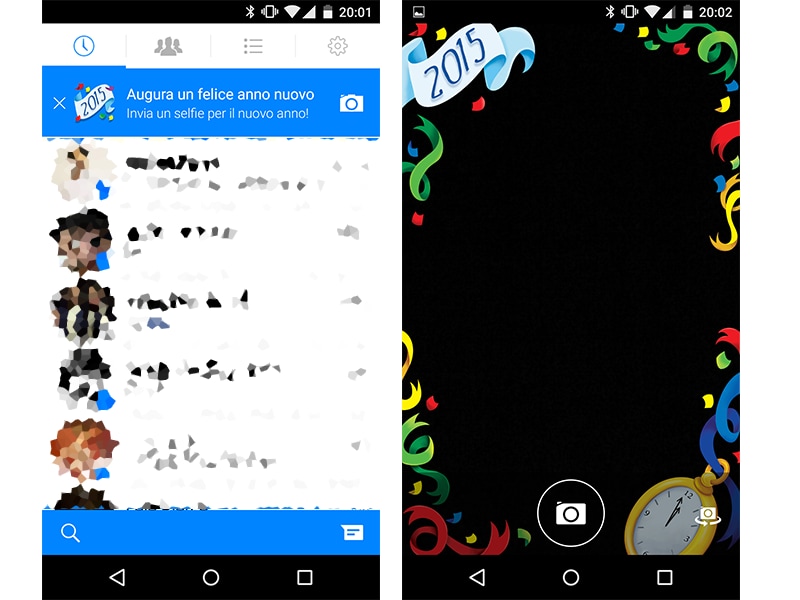 Facebook Messenger ci fa festeggiare il Capodanno con un selfie a tema