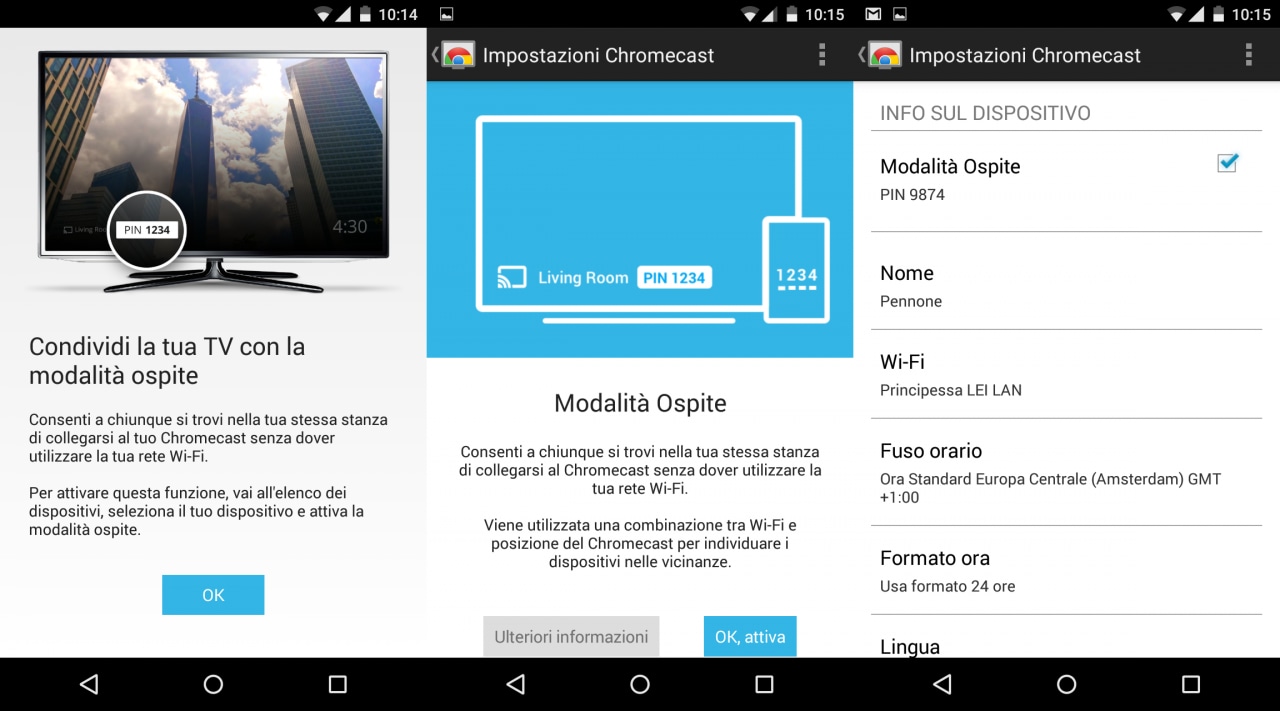 Chromecast si arricchisce con il Guest Mode e Mirroring per tutti da Android 4.4.2 in poi (download apk)