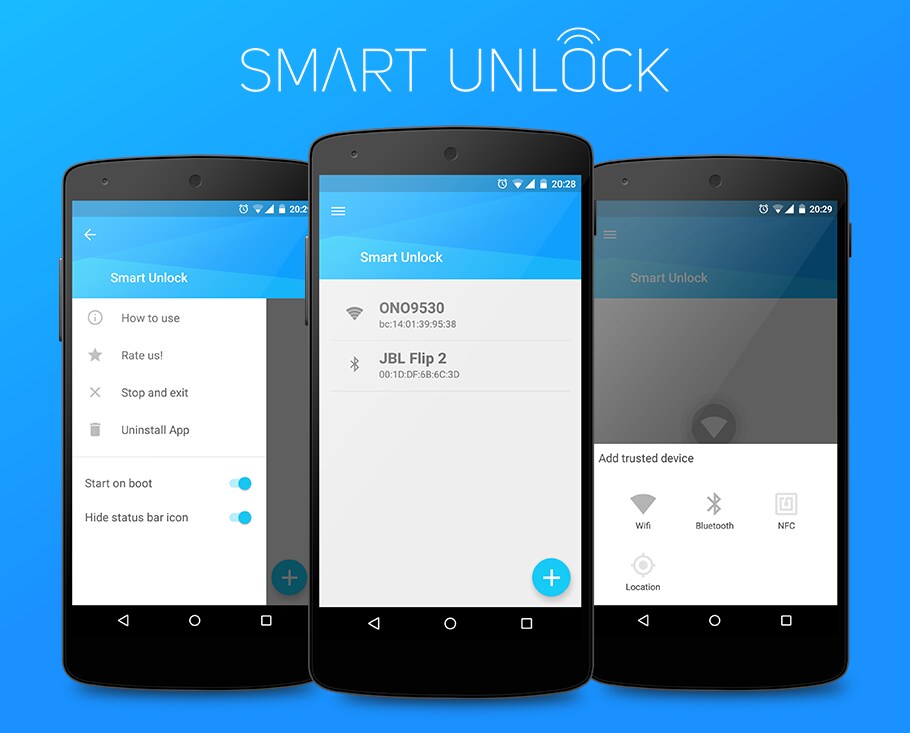 Lo Smart Lock di Lollipop su tutti i dispositivi con Android 4.1 o superiore: Smart Unlock (foto)