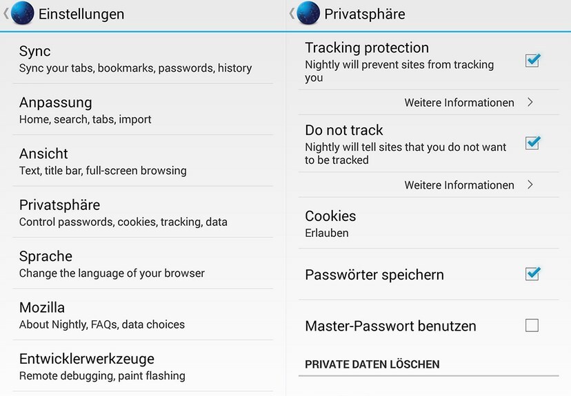 Mozilla vuole proteggere la vostra privacy con l&#039;ultima nightly di Firefox