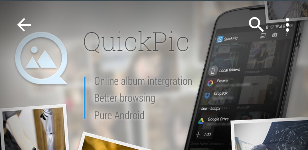 QuickPic diventa sempre più Material Design e cloud (download apk)