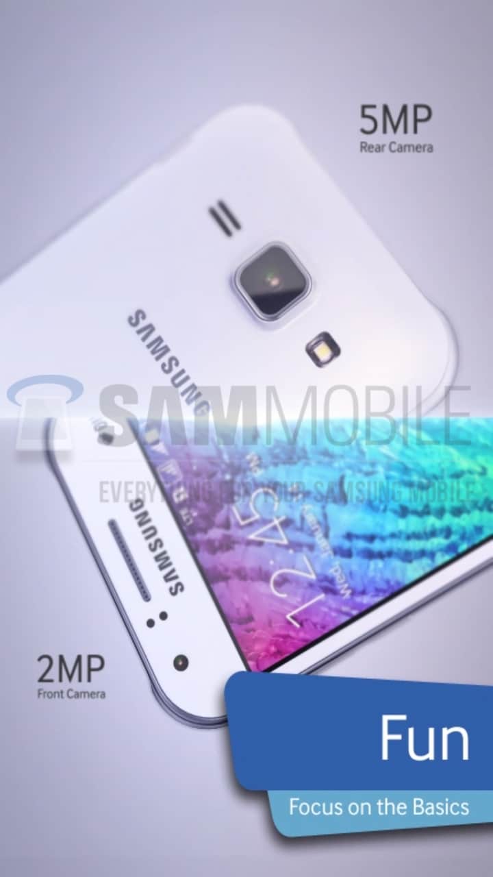 Galaxy J1 si mostra nelle prime immagini: Samsung nuovo, linee vecchie (foto)