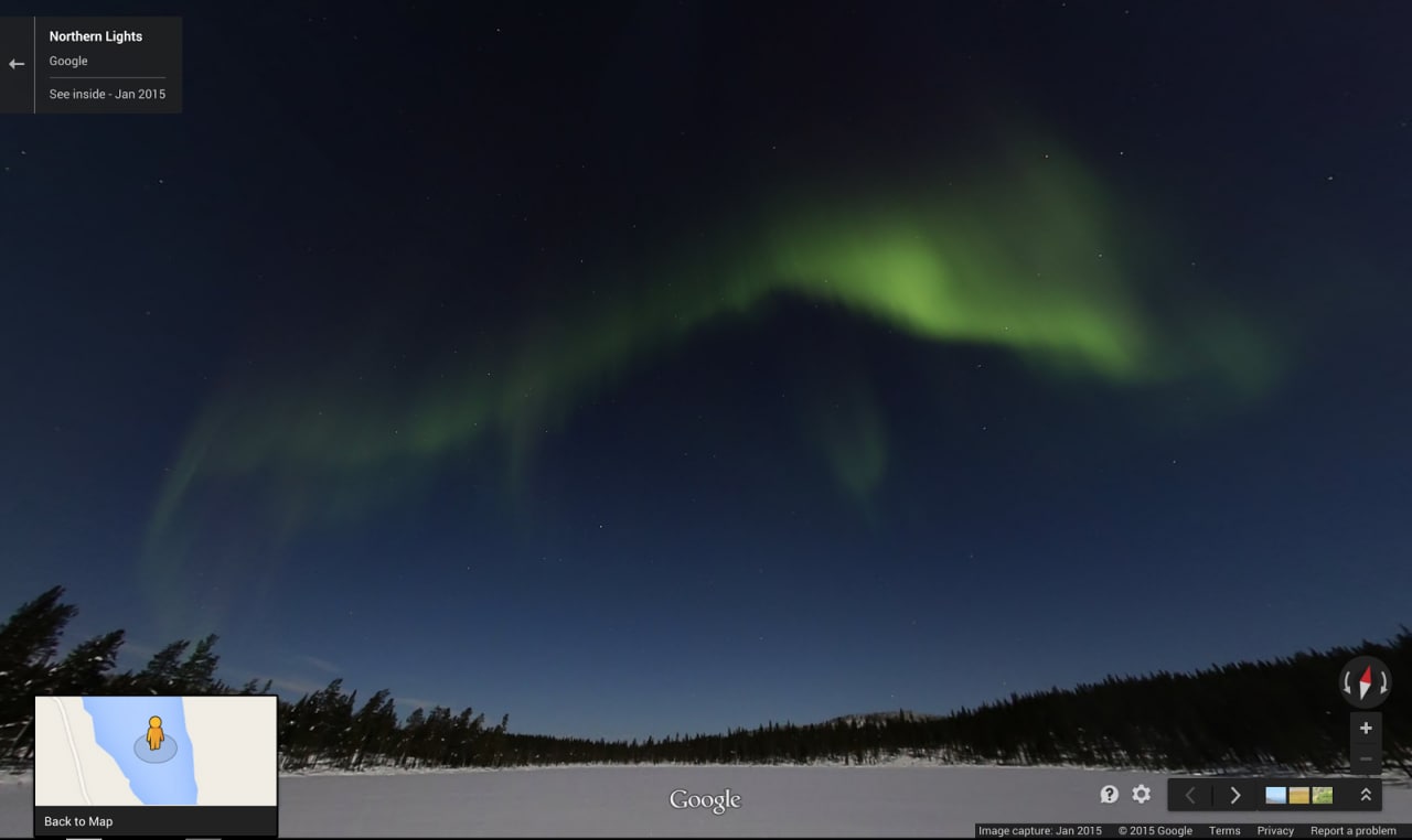 Lo spettacolo dell&#039;aurora boreale sui vostri schermi grazie a Google Maps
