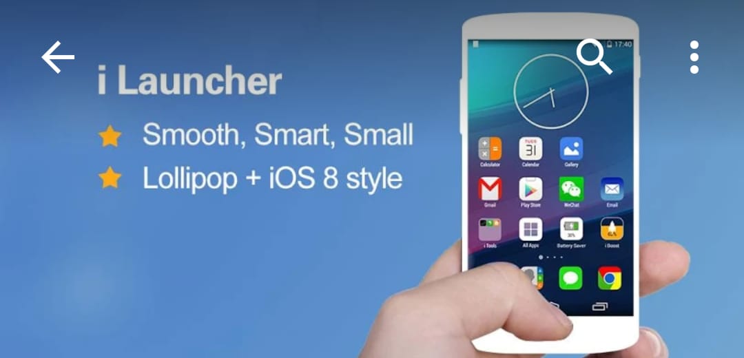 La fusione fra Android Lollipop e iOS in un launcher: iLauncher (foto)