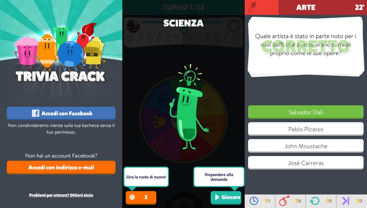 Trivia Crack: uno stimolante gioco a quiz gratuito (foto e video)