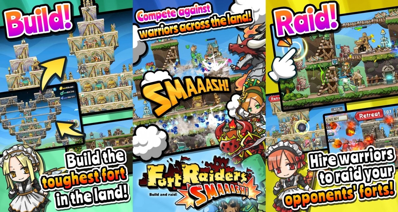 Staying Together e Fort Raiders SMAAASH!, due nuovi giochi gratuiti da provare!