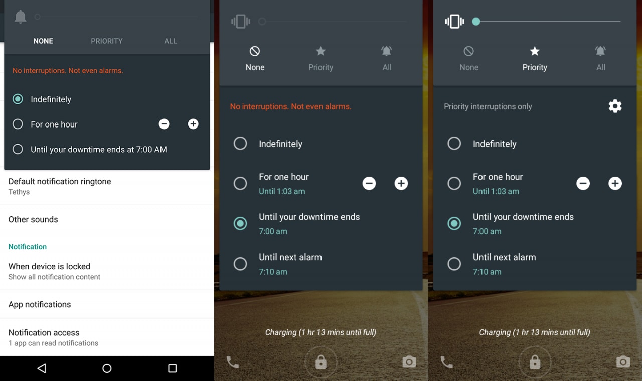 Notifiche con priorità sincronizzate con la sveglia, in Android 5.1