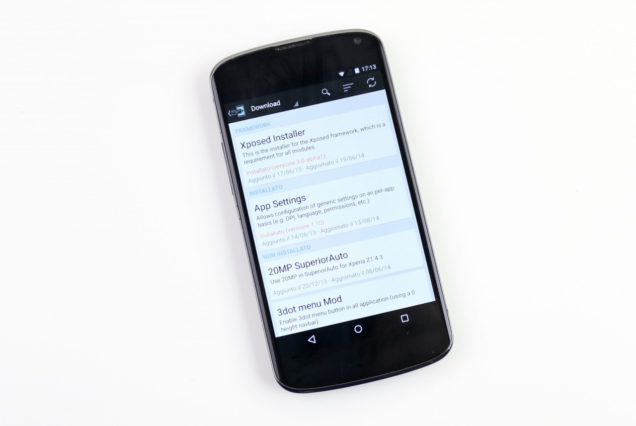 Xposed (non ufficiale) per Android 5.1 si aggiorna con le ultime novità