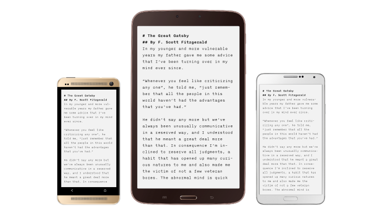 L&#039;editor di testo privo di distrazioni arriva su Android: iA Writer (foto)