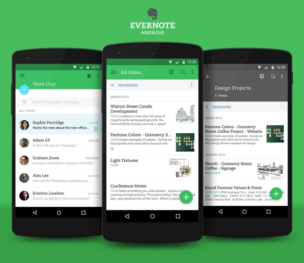 Evernote si aggiorna ed introduce tre nuovi widget