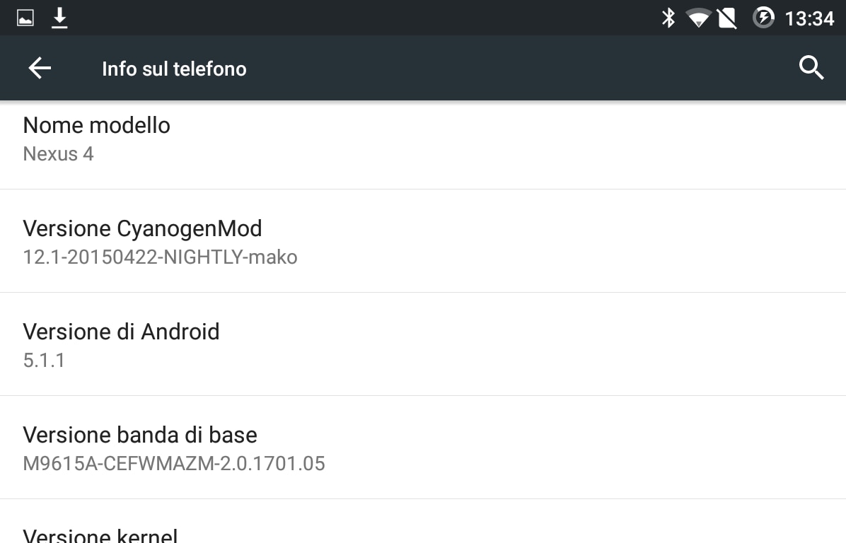 Android 5.1.1 già presente nelle ultime nightly di CyanogenMod 12.1