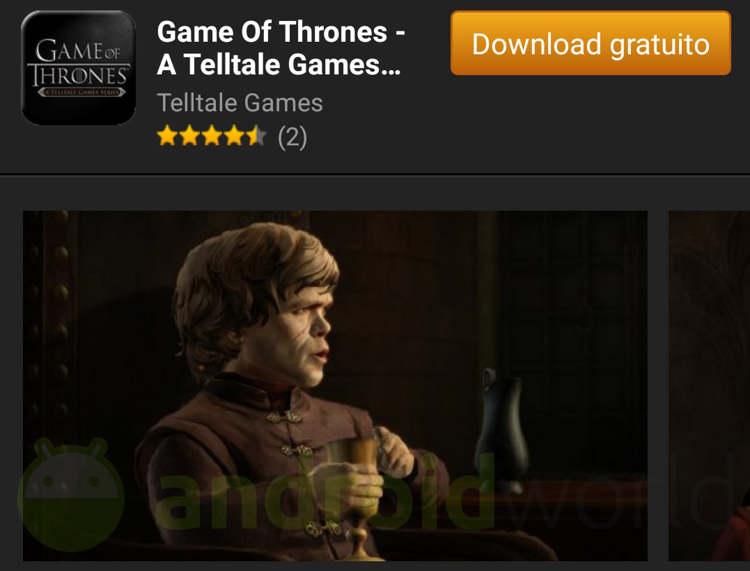 Il 1° episodio di Game of Thrones di Telltale Games è gratuito per Android!