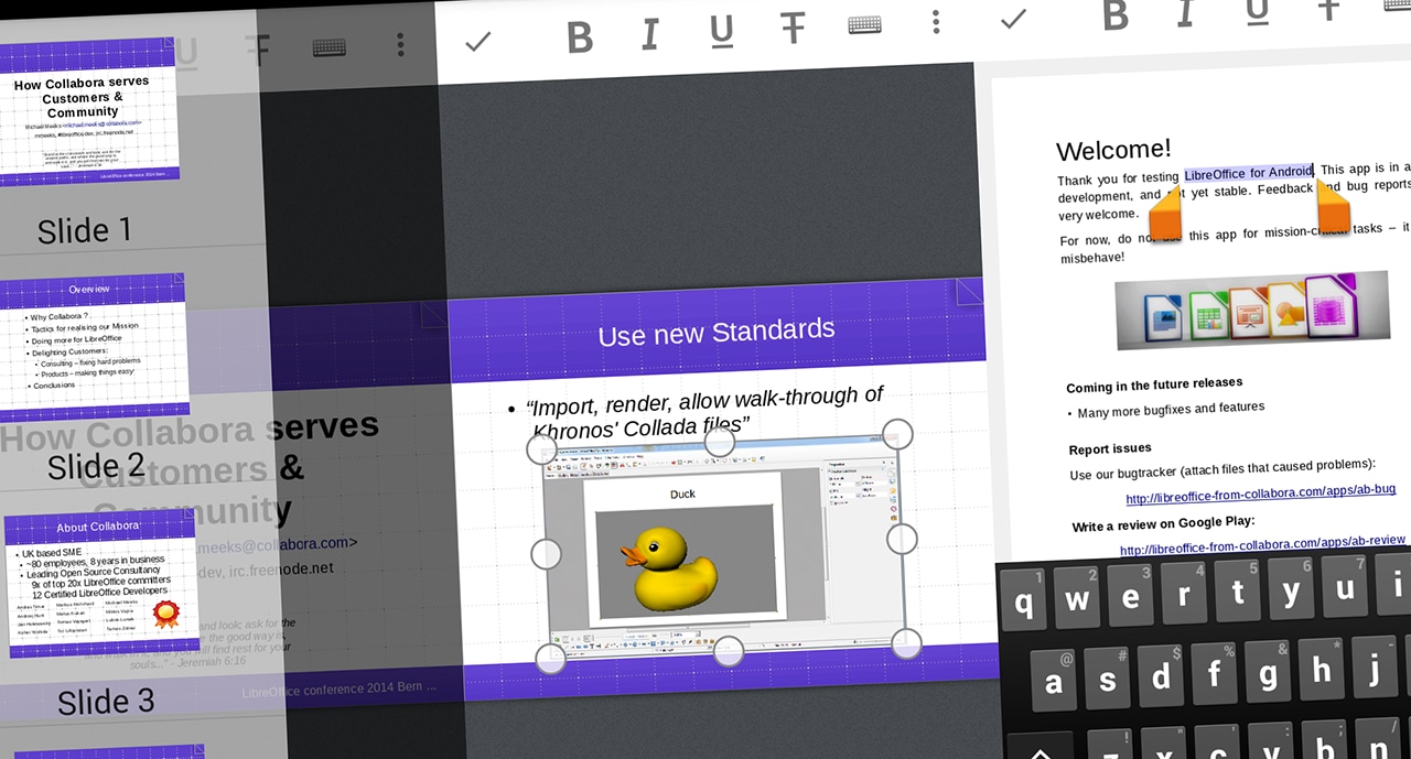 LibreOffice per Android pronto a farci modificare Word, Excel e Power Point (foto e download apk)