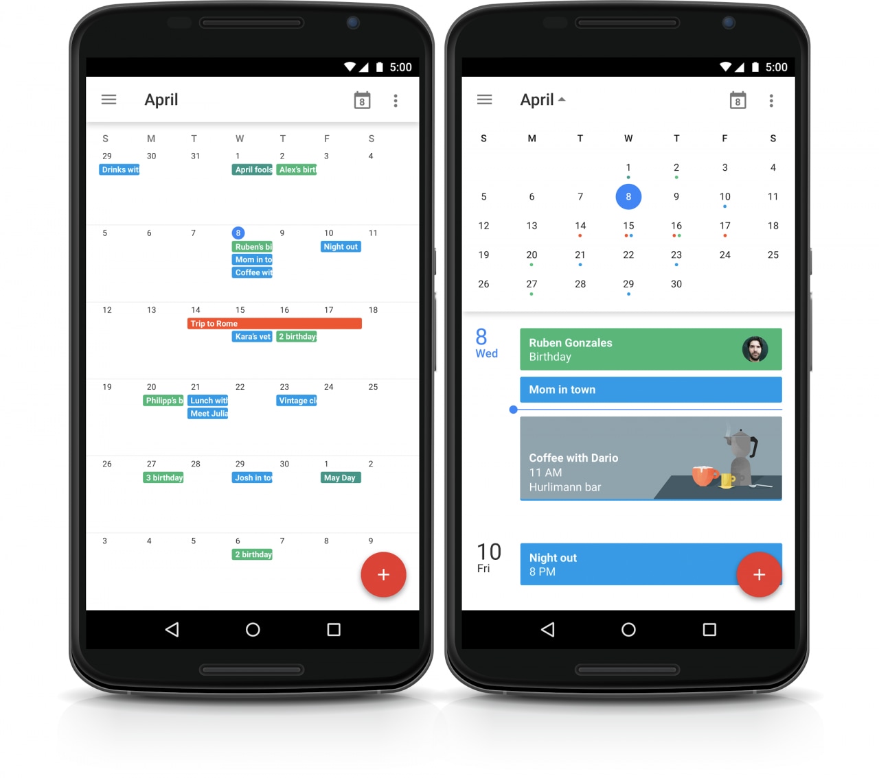 Google Calendar riporta finalmente la vista mensile (download apk)