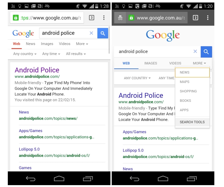Ecco come potrebbe diventare la ricerca Google su dispositivi mobili