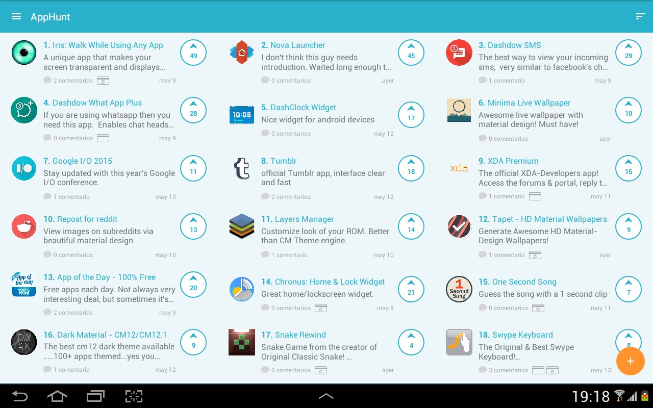 Come scoprire le migliori app secondo gli utenti Android: AppHunt (foto)