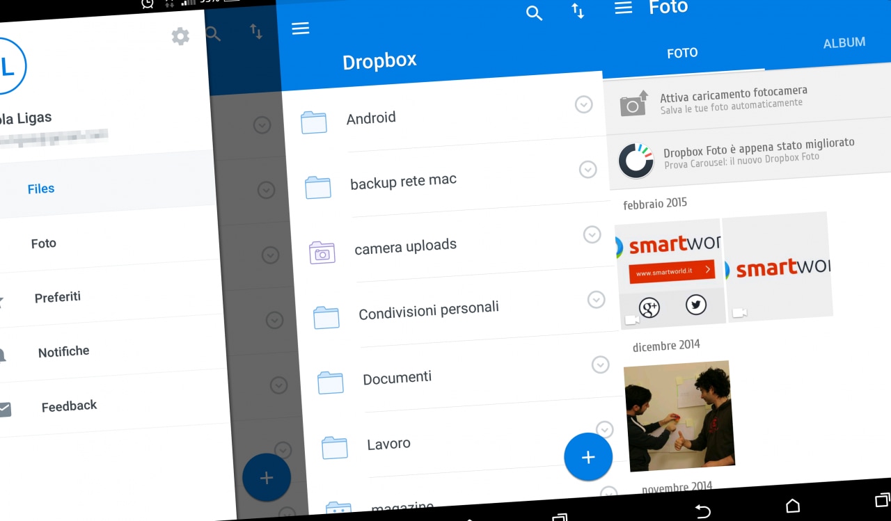 Dropbox con Material Design esce dalla beta e arriva sul Play Store (foto e download apk)
