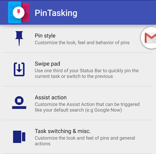 Migliorare il multi-tasking su Android: PinTasking (foto)